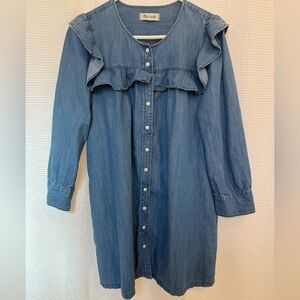 Madewell Denim Shirt Dress Size L